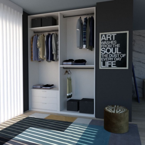 Cabina armadio Smart+ L.182,5 cm